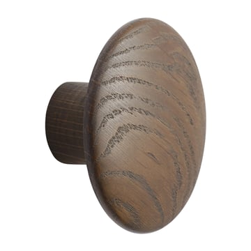 Läs mer om Muuto Dots wood krok dark stained brown Ø9 cm
