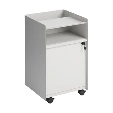 Folded Trolley rullvagn med skåp - Grey - Muuto