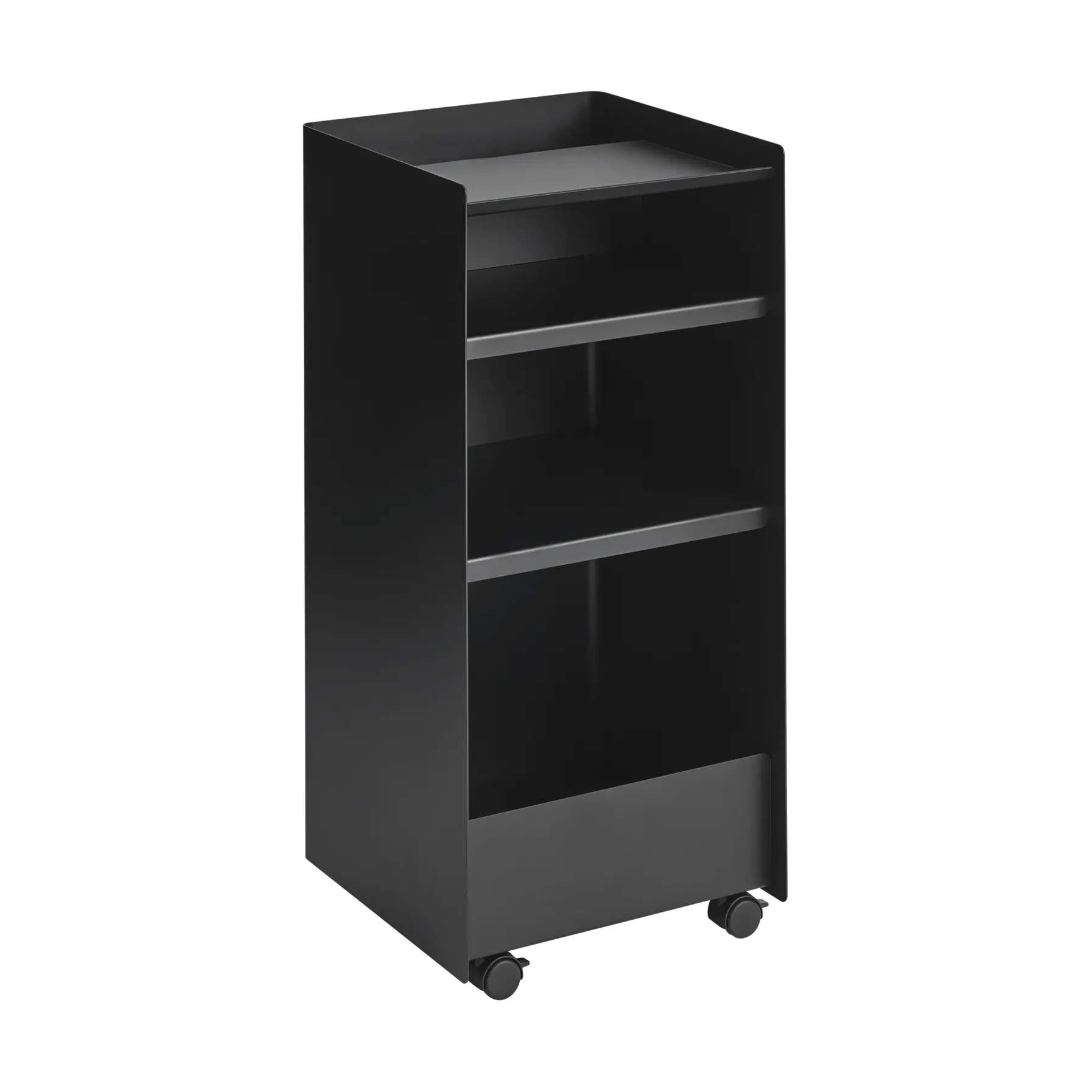 Folded Trolley rullvagn öppen, Black, 37,4x38,7x37,2 cm Muuto Folded Trolley rullvagn öppen, Black, 37,4x38,7x37,2 cm Muuto