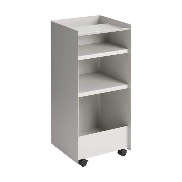 Folded Trolley rullvagn öppen - Grey, 37,4x38,7x37,2 cm - Muuto