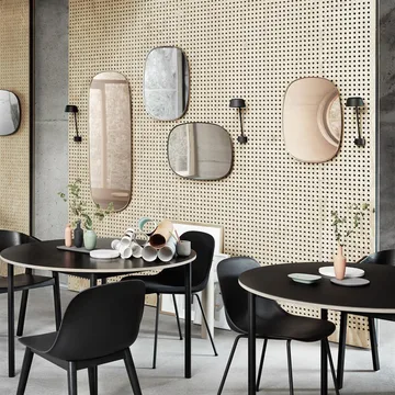 Framed spegel - Taupe, 59x44 cm - Muuto