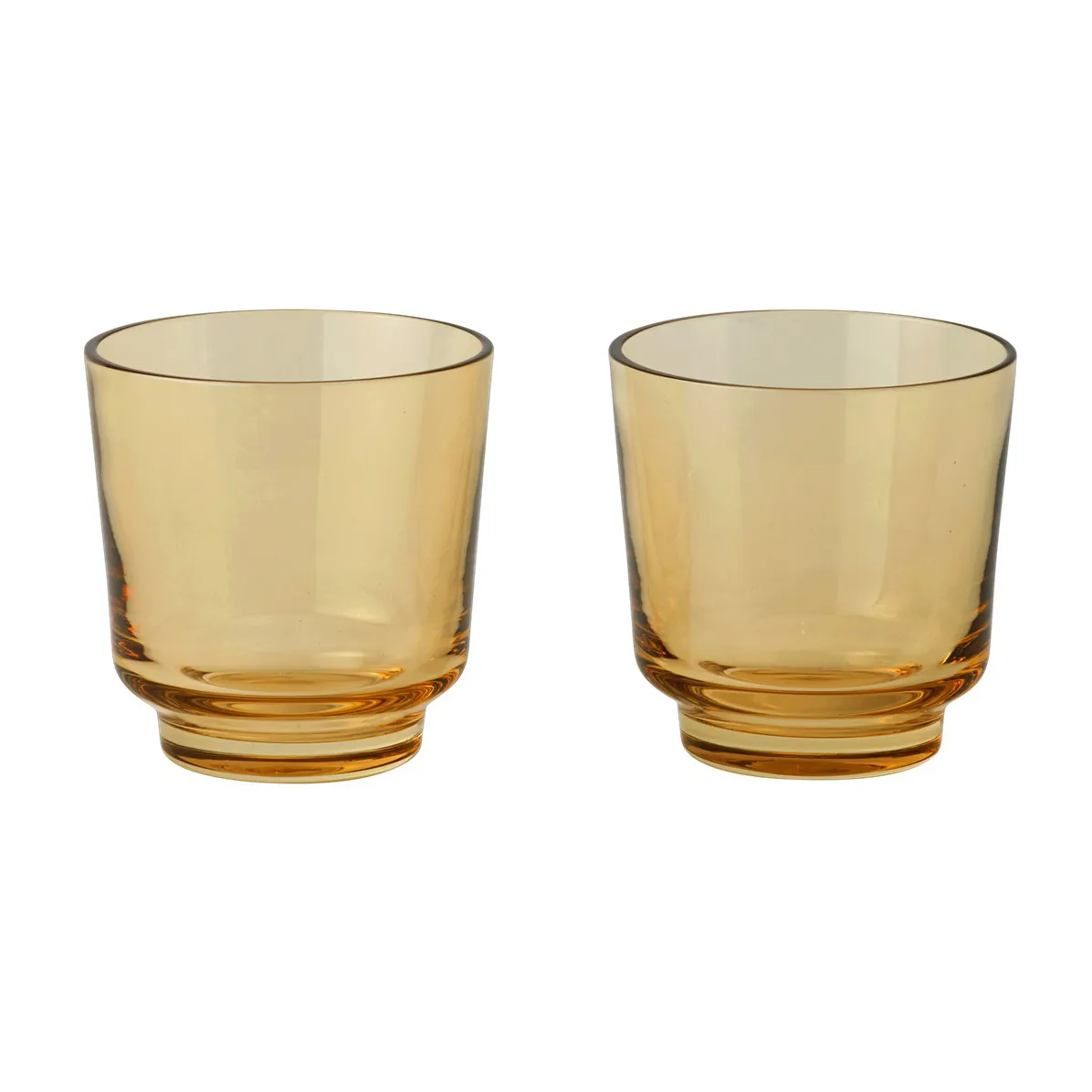 muuto raise glas 20 cl 2-pack burnt orange
