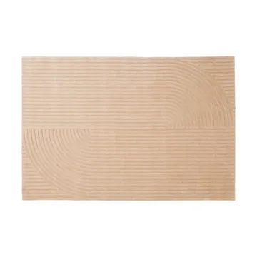 Relevo Rug Quattro ullmatta - Light rose, 200x300 cm - Muuto