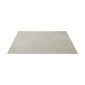 Relevo Rug Quattro ullmatta - Off white, 200x300 cm - Muuto