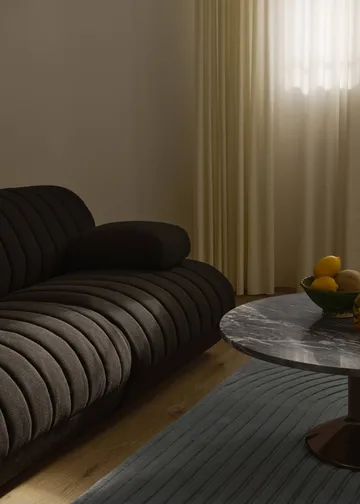 Relevo Rug Quattro ullmatta - Sage green, 170x240 cm - Muuto