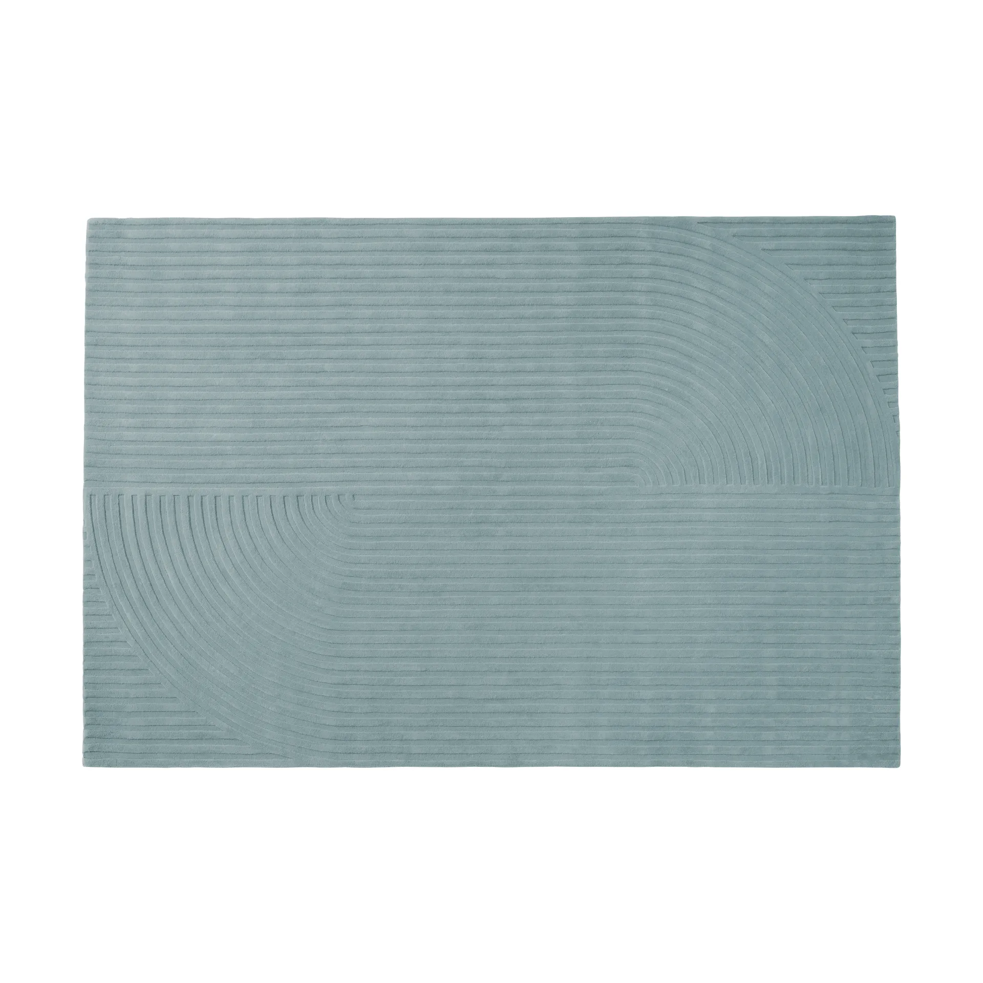 Relevo Rug Quattro ullmatta, Sage green, 200x300 cm Muuto Relevo Rug Quattro ullmatta, Sage green, 200x300 cm Muuto