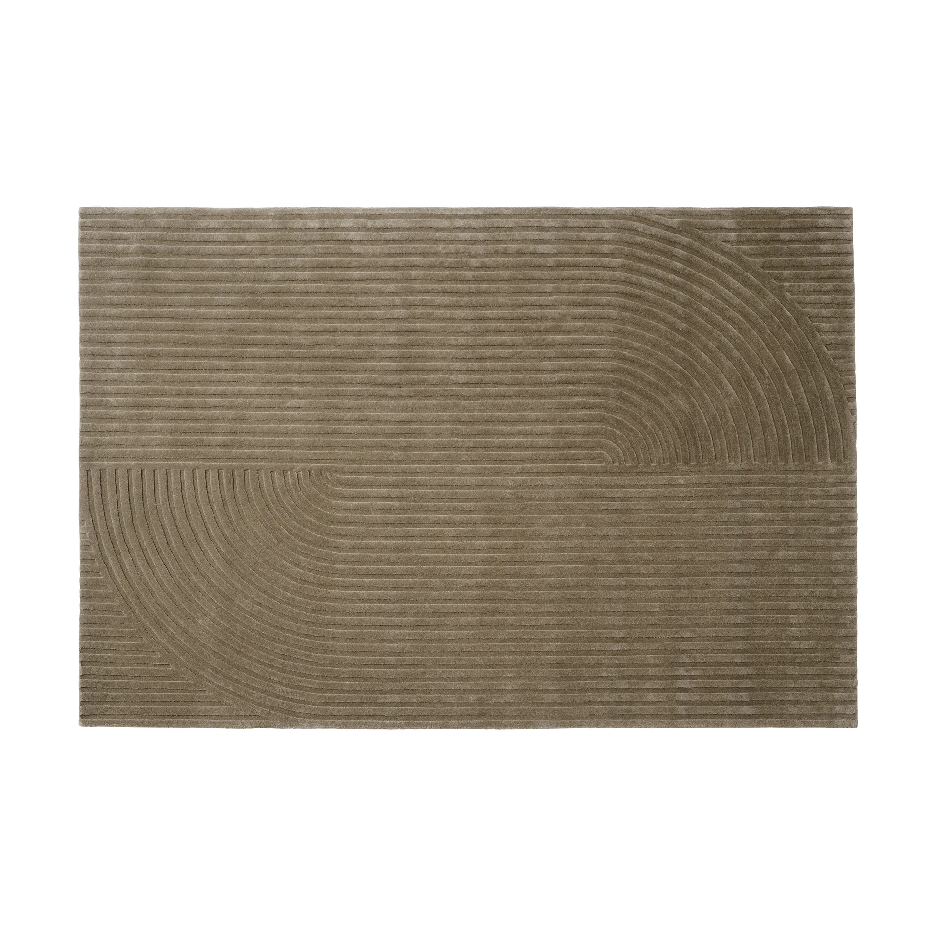 Relevo Rug Quattro ullmatta, Taupe, 200x300 cm Muuto Relevo Rug Quattro ullmatta, Taupe, 200x300 cm Muuto