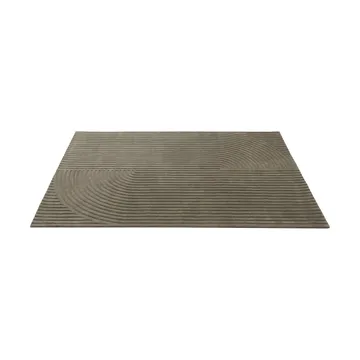 Relevo Rug Quattro ullmatta - Taupe, 200x300 cm - Muuto