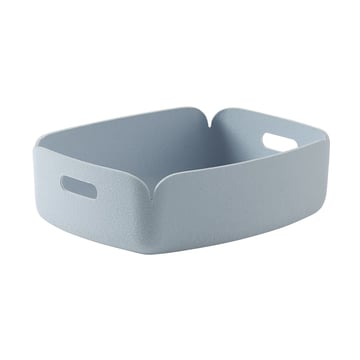 Läs mer om Muuto Restore tray förvaringskorg låg Light Blue