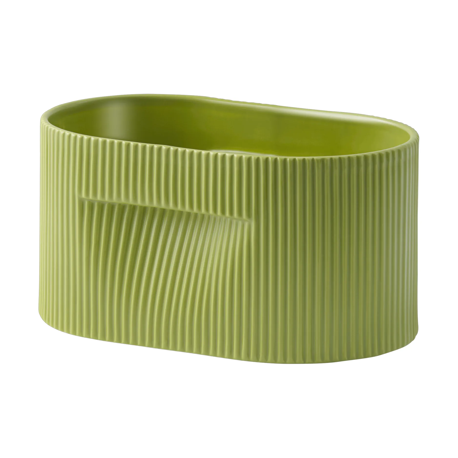 Ridge kruka 13 cm, Moss green Muuto