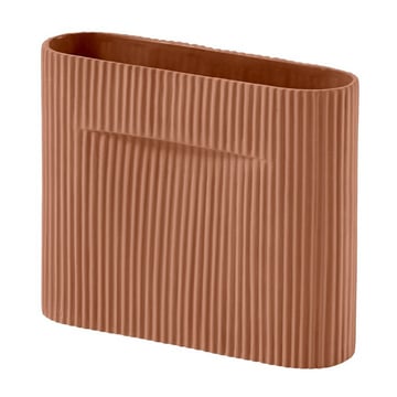 Läs mer om Muuto Ridge vas 16,5 cm Terracotta