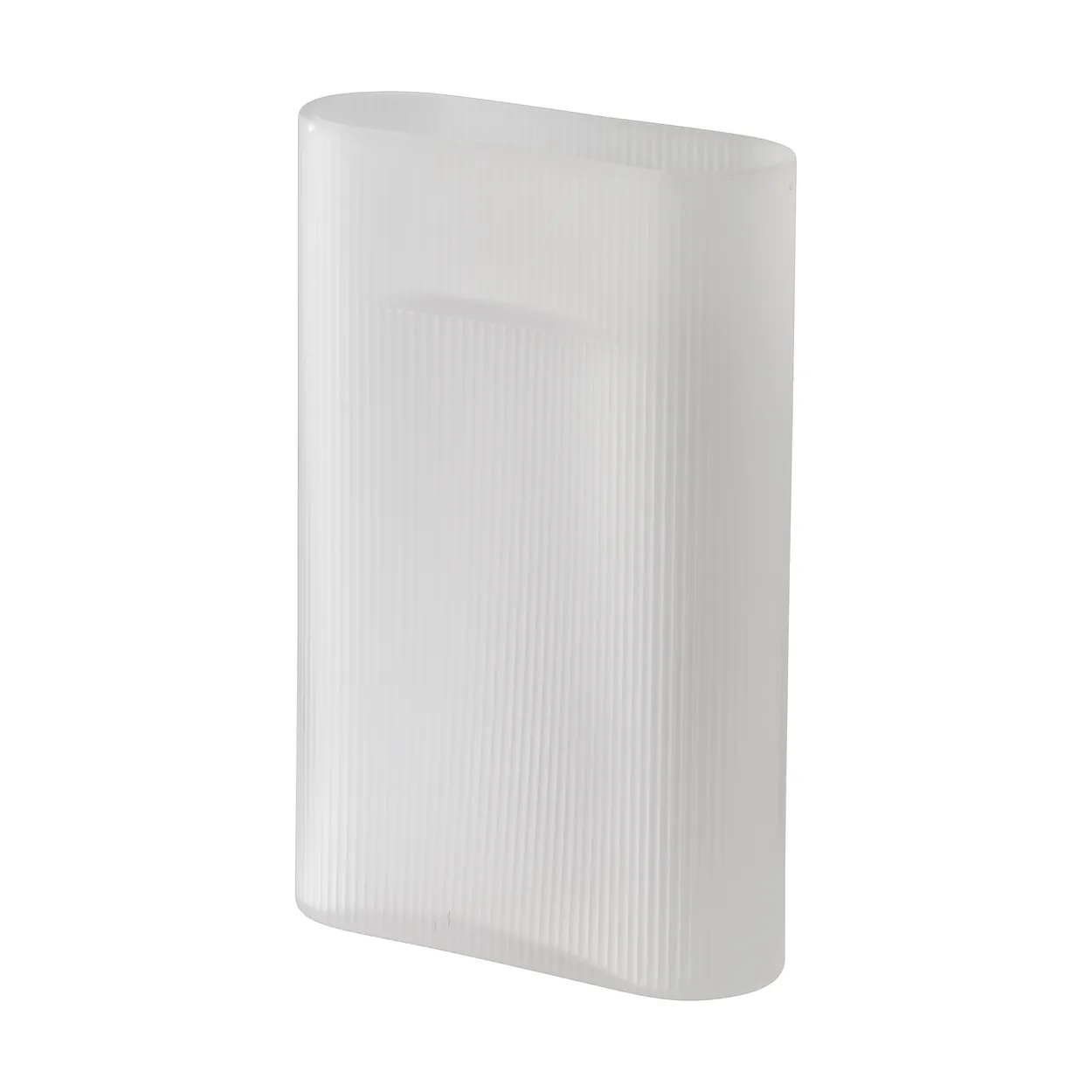 Muuto Ridge vas frostat glas 35 cm White
