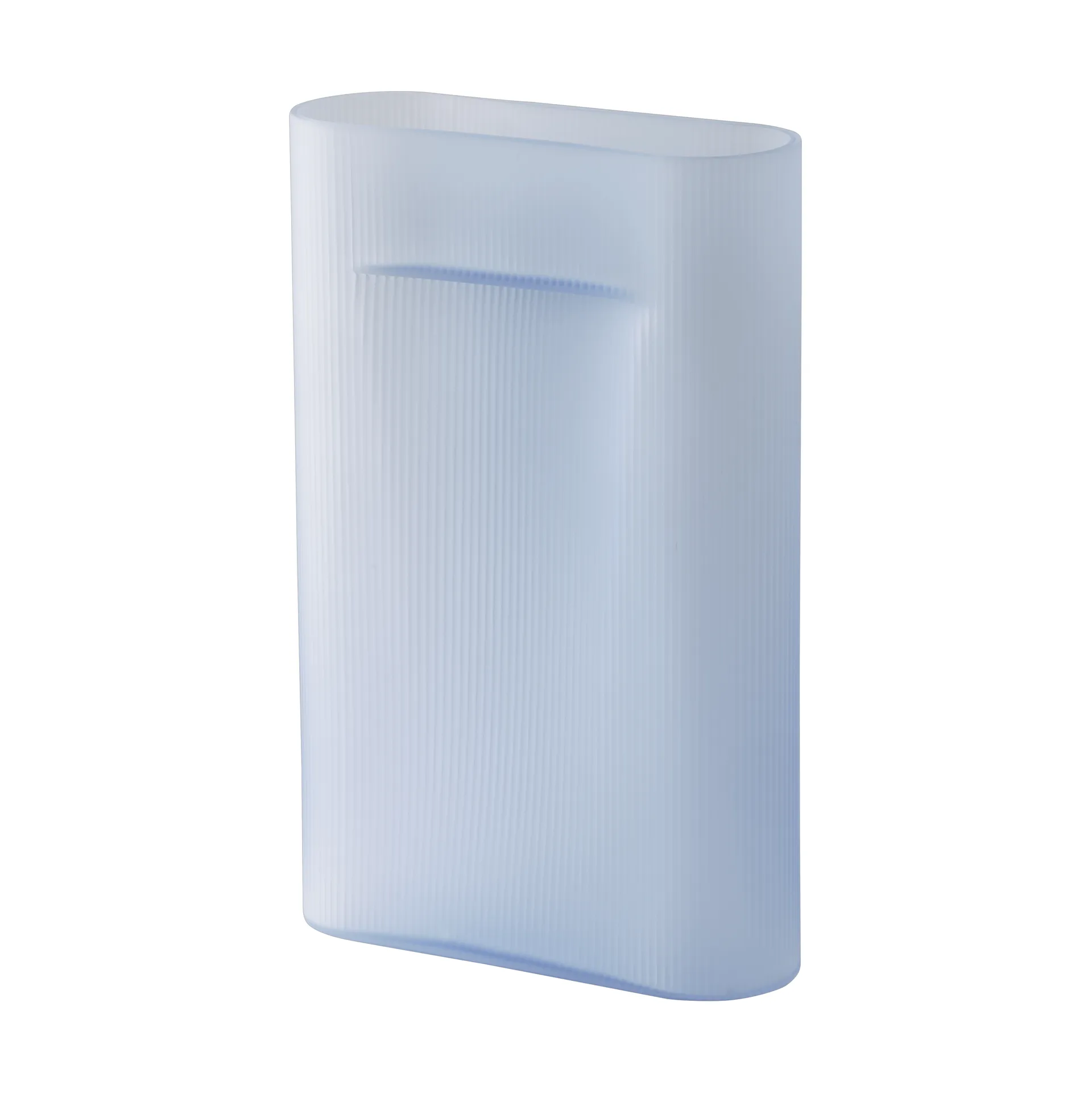 Ridge vas frostat glas 48,5 cm, Light blue Muuto