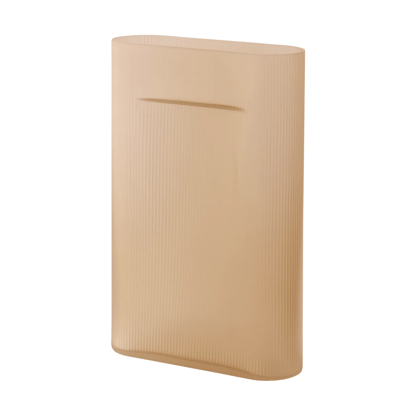 Muuto Ridge vas frostat glas 48,5 cm Light orange