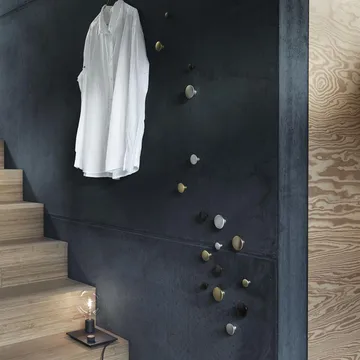 The dots klädkrok aluminium - Ø5 cm - Muuto