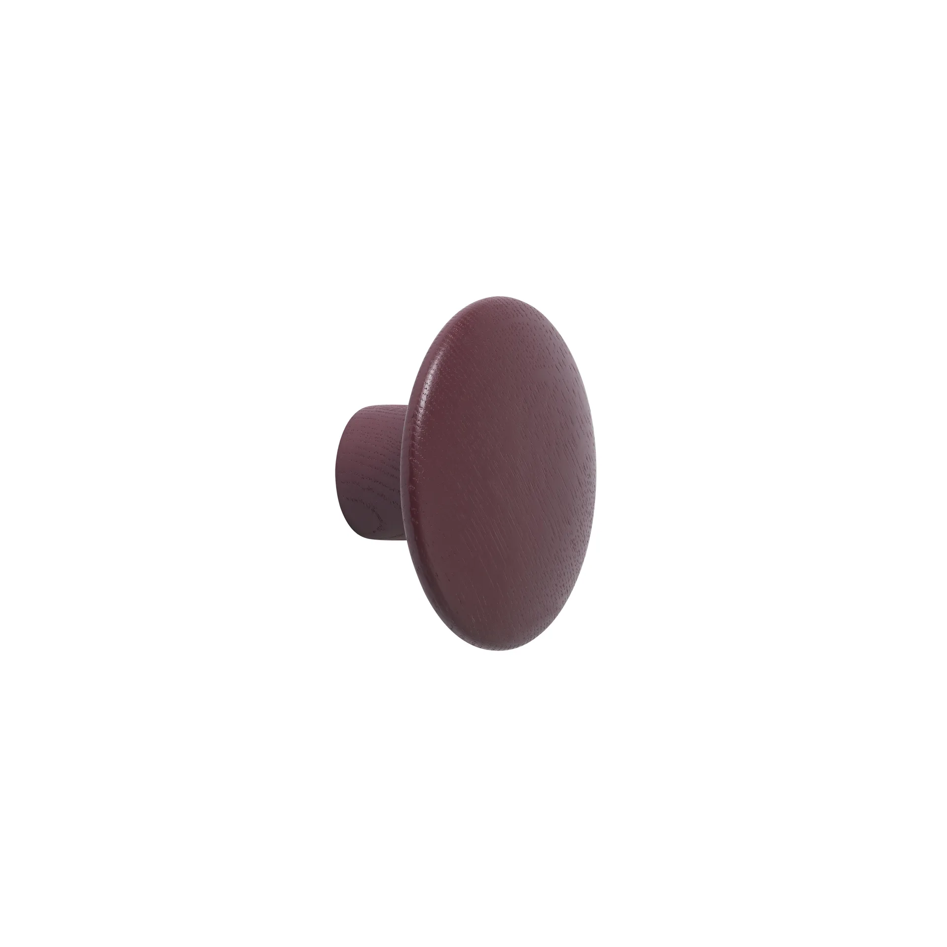 The Dots klädkrok burgundy, Ø13 cm Muuto