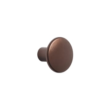 Läs mer om Muuto The Dots klädkrok metall Ø2,7 cm Umber