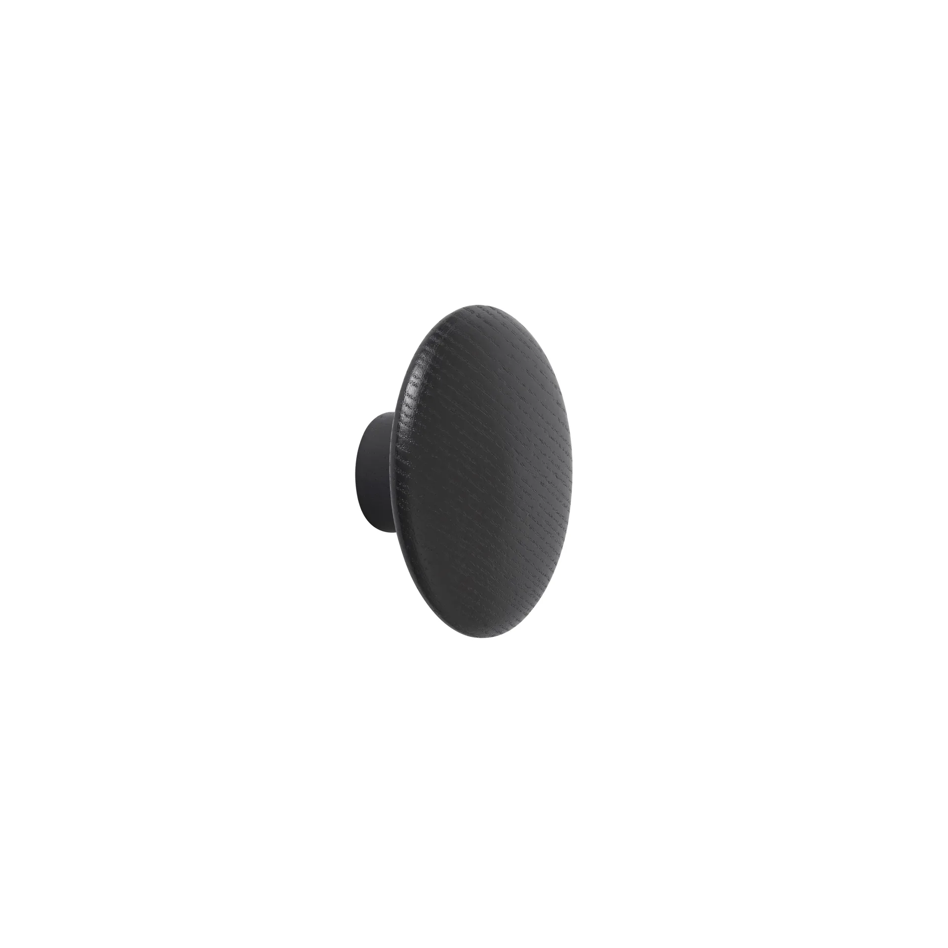 The Dots klädkrok svart, Ø6,5 cm Muuto