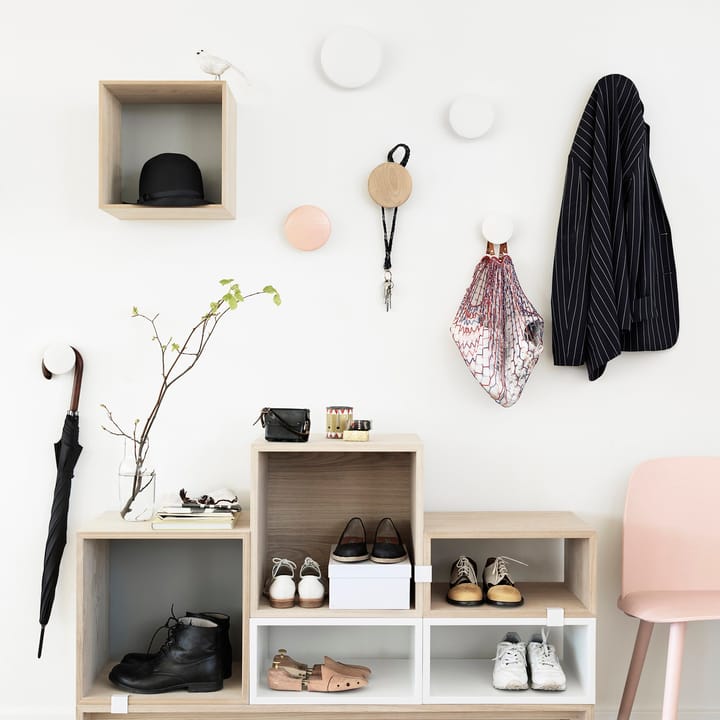 The Dots klädkrok vit, Ø13 cm Muuto