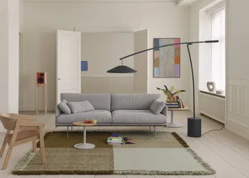 Verso ullmatta - Pale green-warm brown, 258x258 cm - Muuto