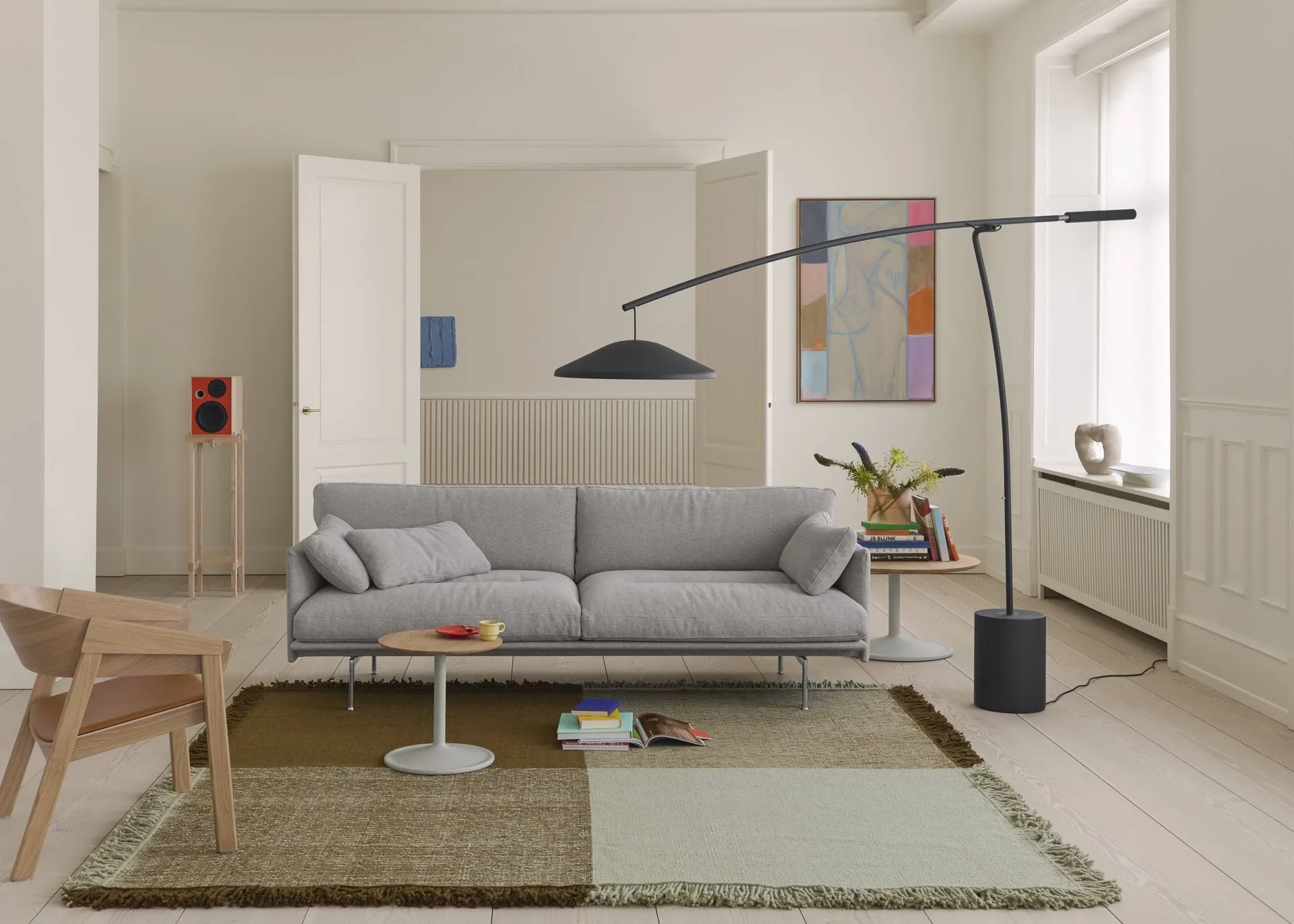 Verso ullmatta, Pale green-warm brown, 258x258 cm Muuto Verso ullmatta, Pale green-warm brown, 258x258 cm Muuto