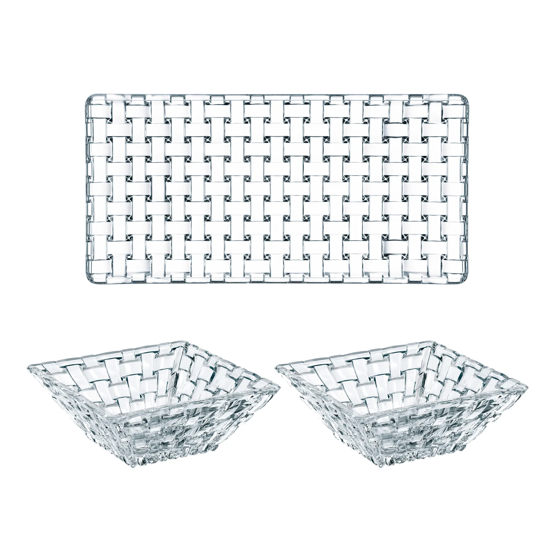 Bossa Nova serveringsset 3 delar, Klar Nachtmann