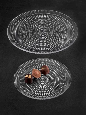 Ethno tallrik - 2-pack, kristallglas, Ø32 cm - Nachtmann