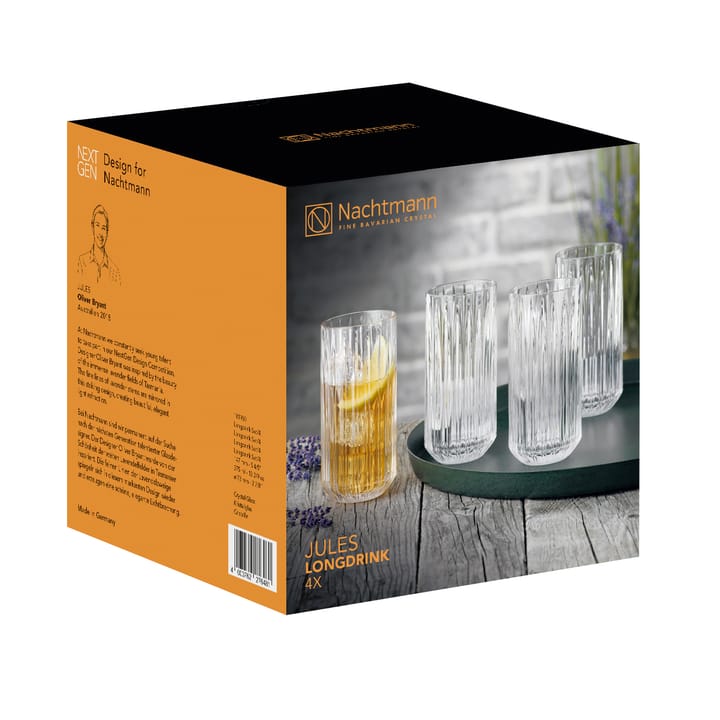 Jules longdrink 4-pack, Klar Nachtmann