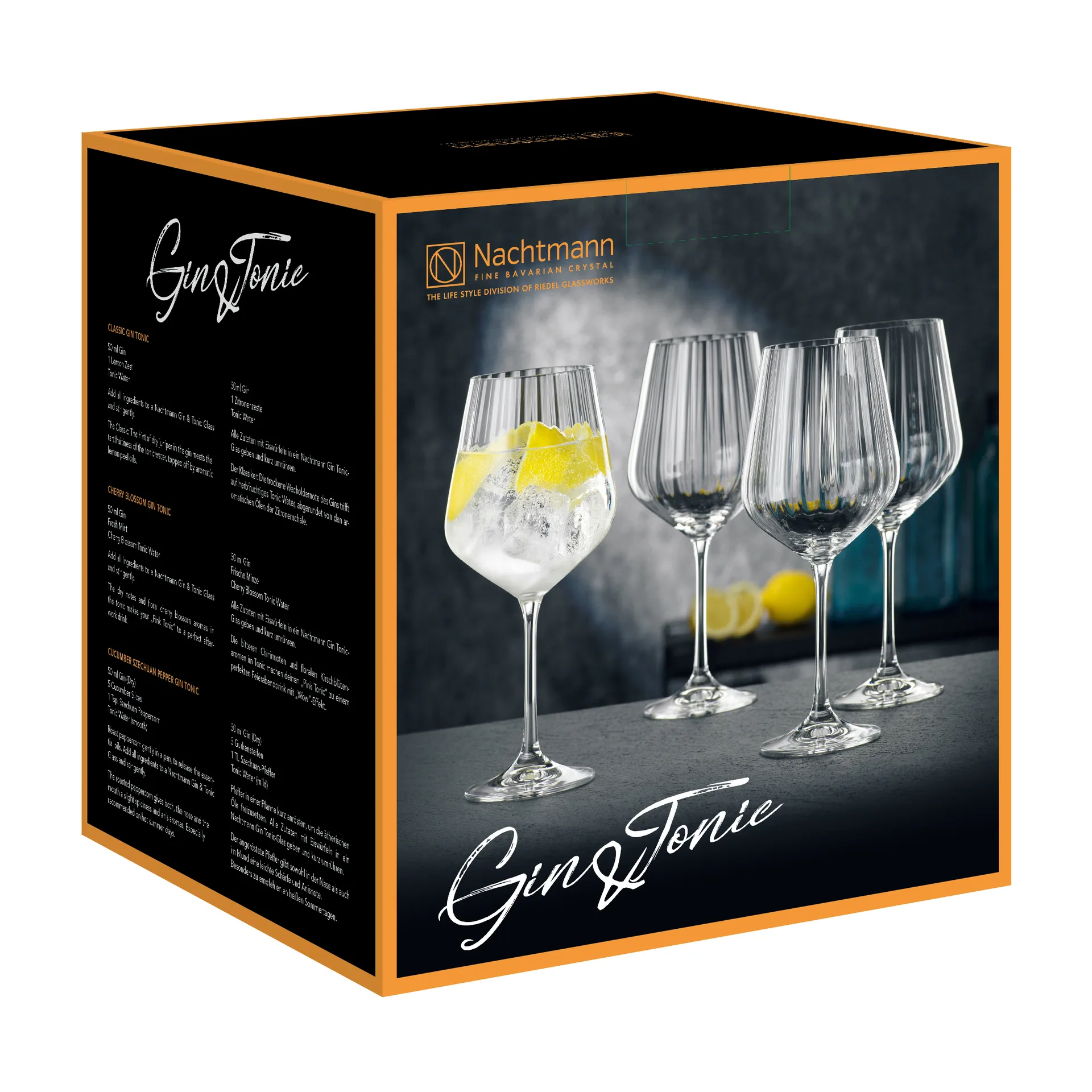 Nachtmann Gin & Tonic glas 64 cl 4-pack, Klar Nachtmann