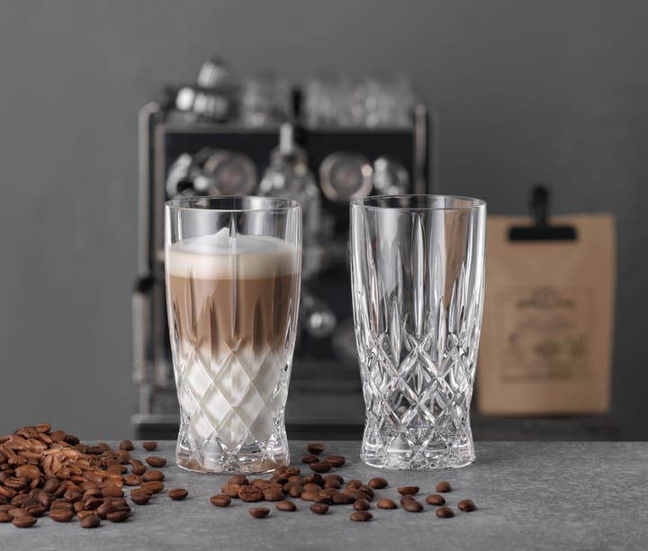 Noblesse Barista Latte glas 35 cl 2-pack, Clear Nachtmann