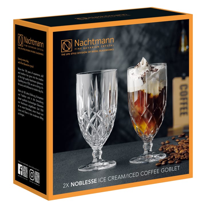 Noblesse dessertglas 2-pack, Klar Nachtmann