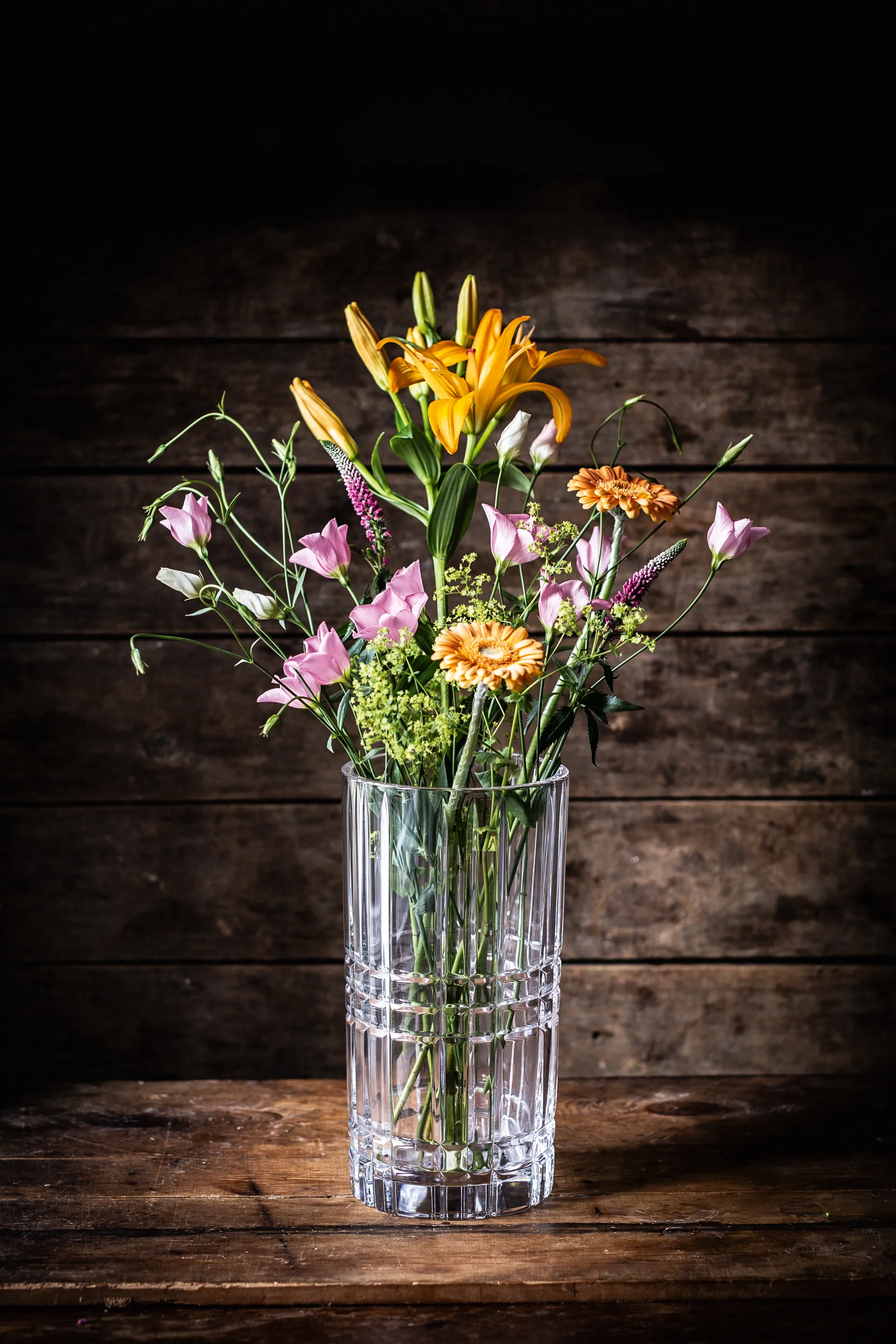 Square vas, Kristallglas, 28 cm Nachtmann