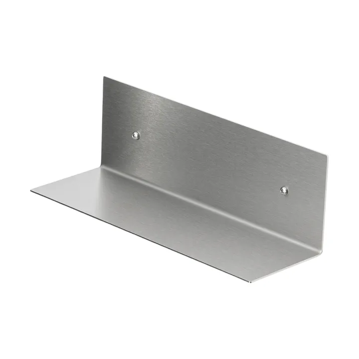 Nichba badrumshylla - Brushed stainless steel, 30 cm - Nichba