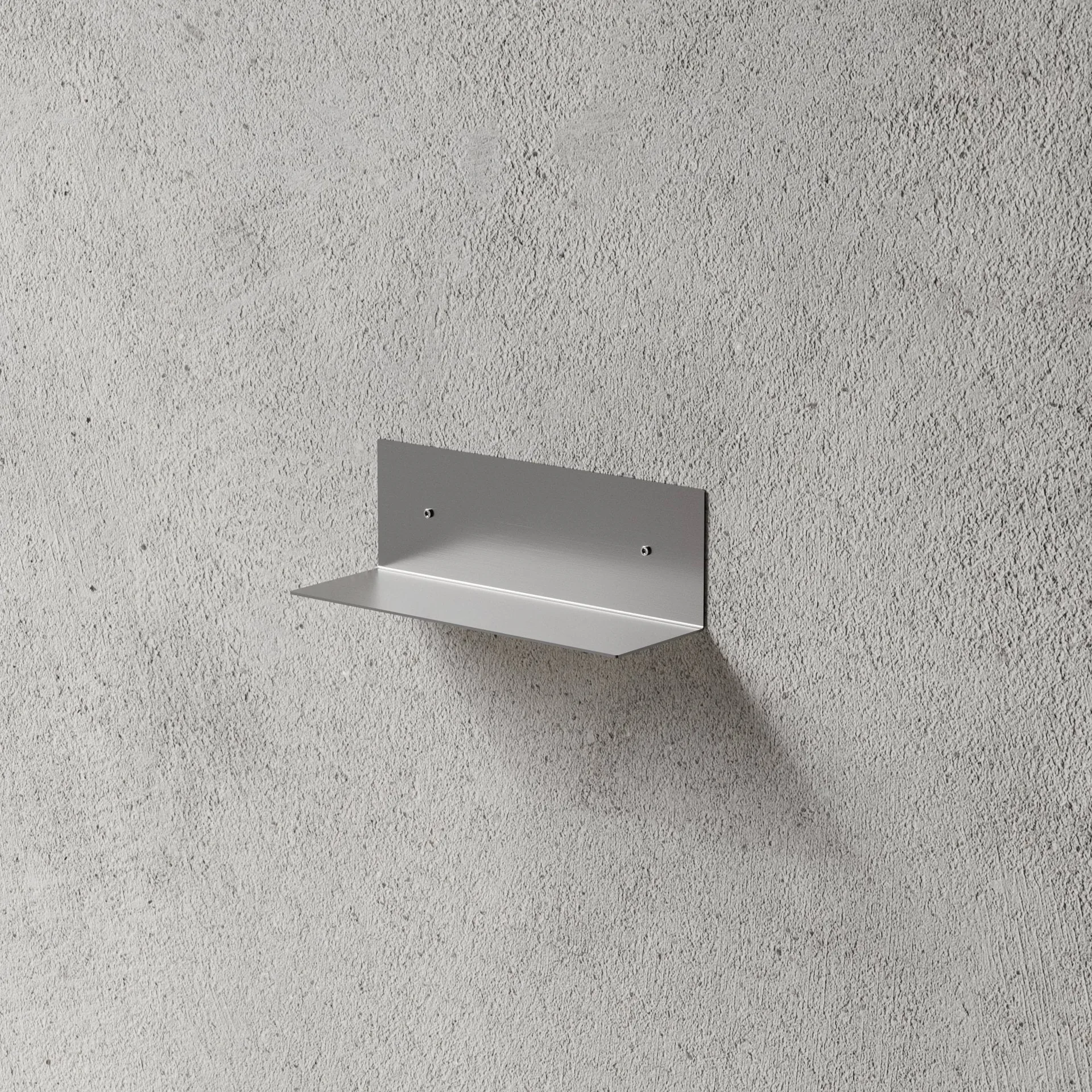Nichba badrumshylla, Brushed stainless steel, 30 cm Nichba