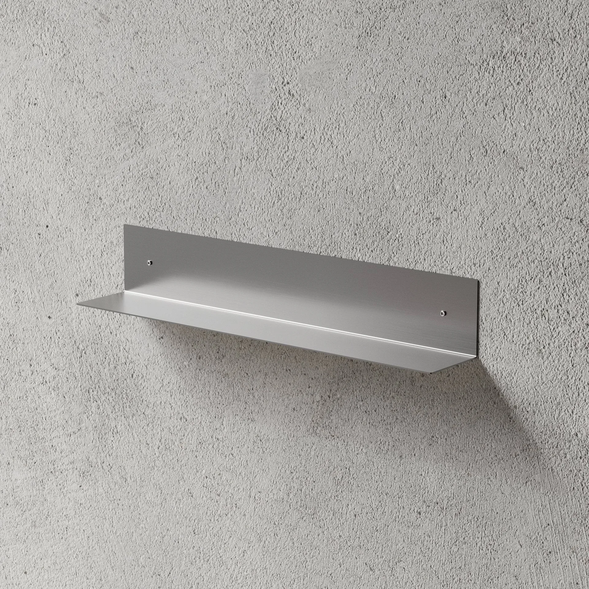 Nichba badrumshylla, Brushed stainless steel, 60 cm Nichba