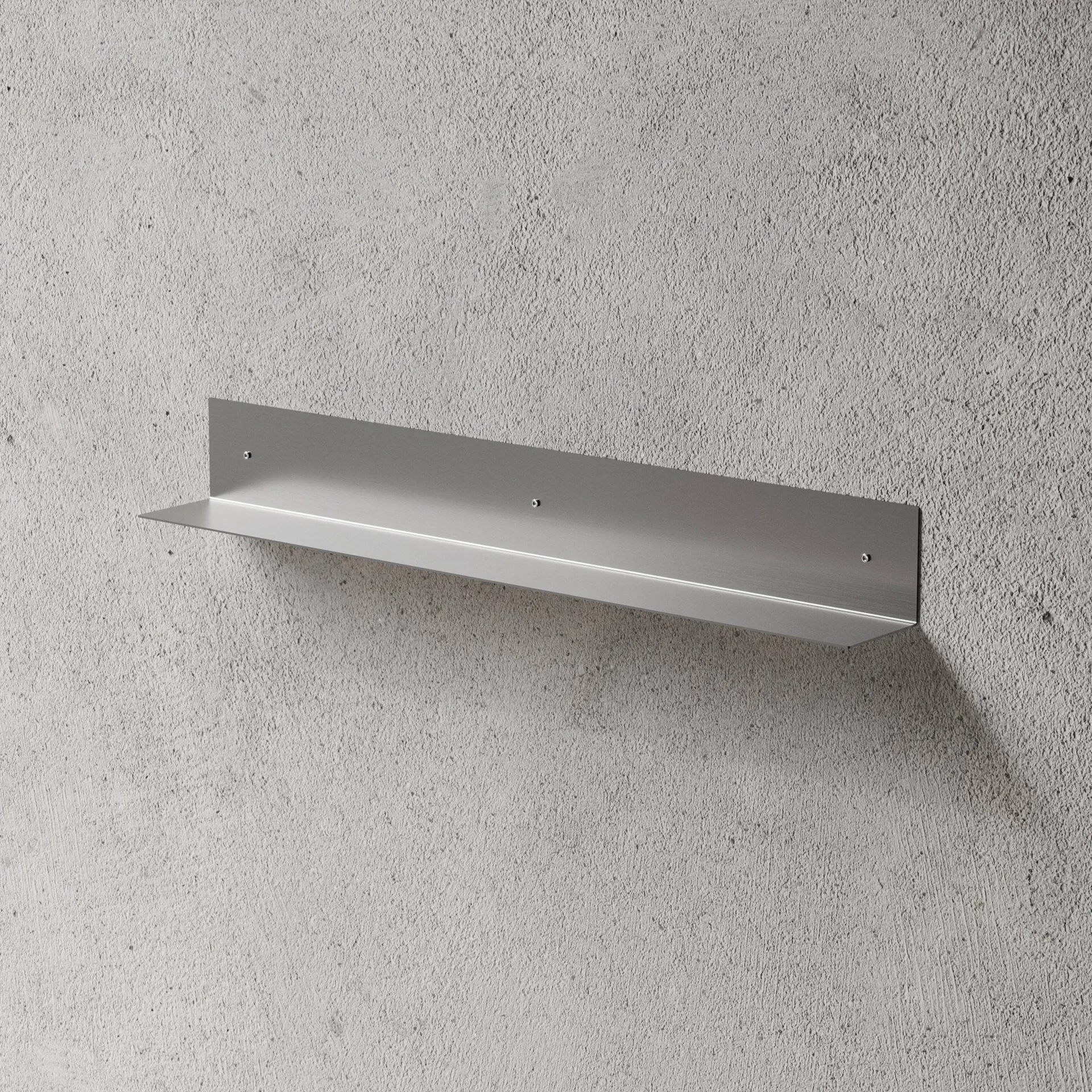 Nichba badrumshylla, Brushed stainless steel, 80 cm Nichba