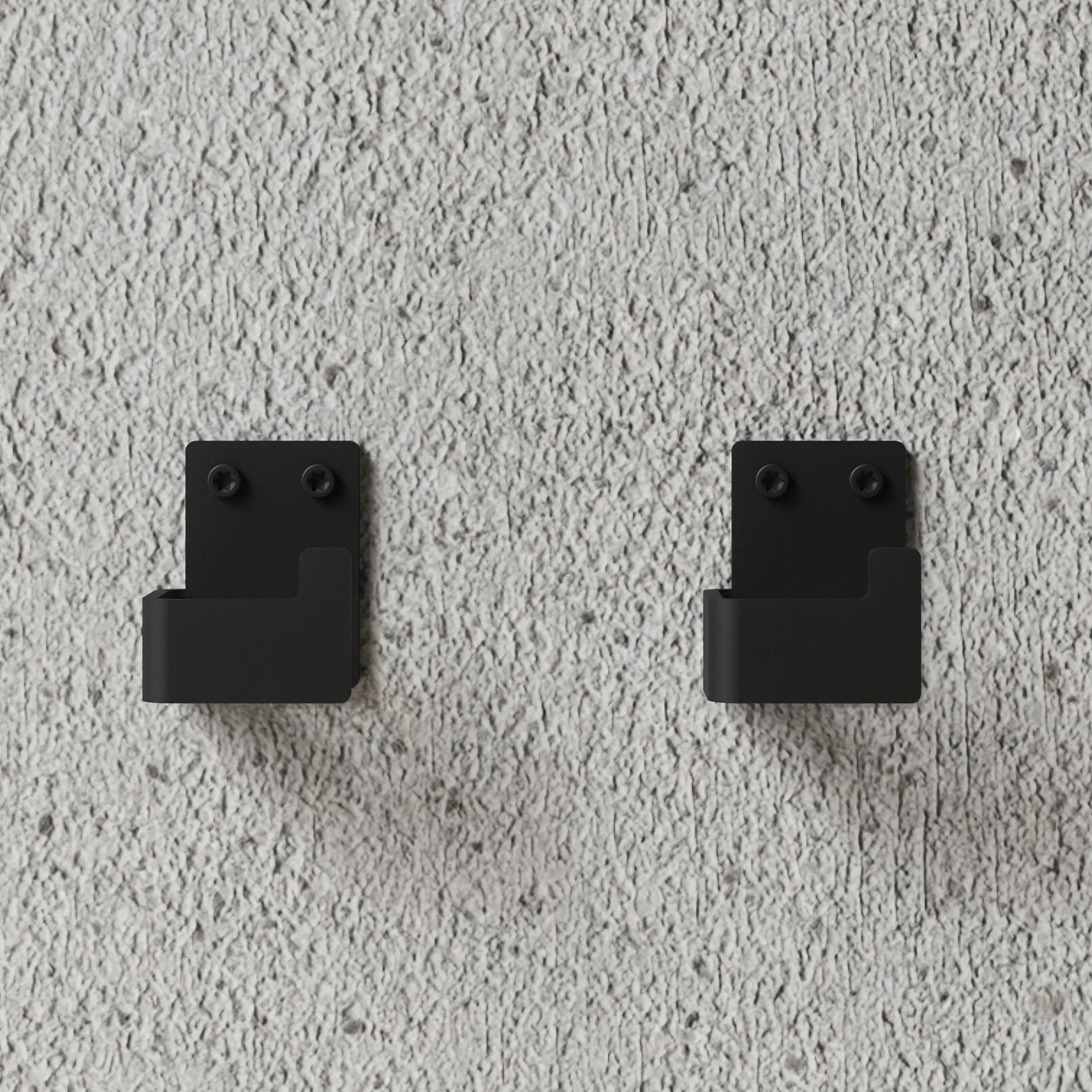 Nichba handdukskrok, Black, 2-pack Nichba