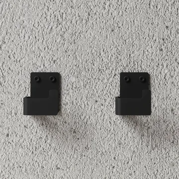Nichba handdukskrok - Black, 2-pack - Nichba