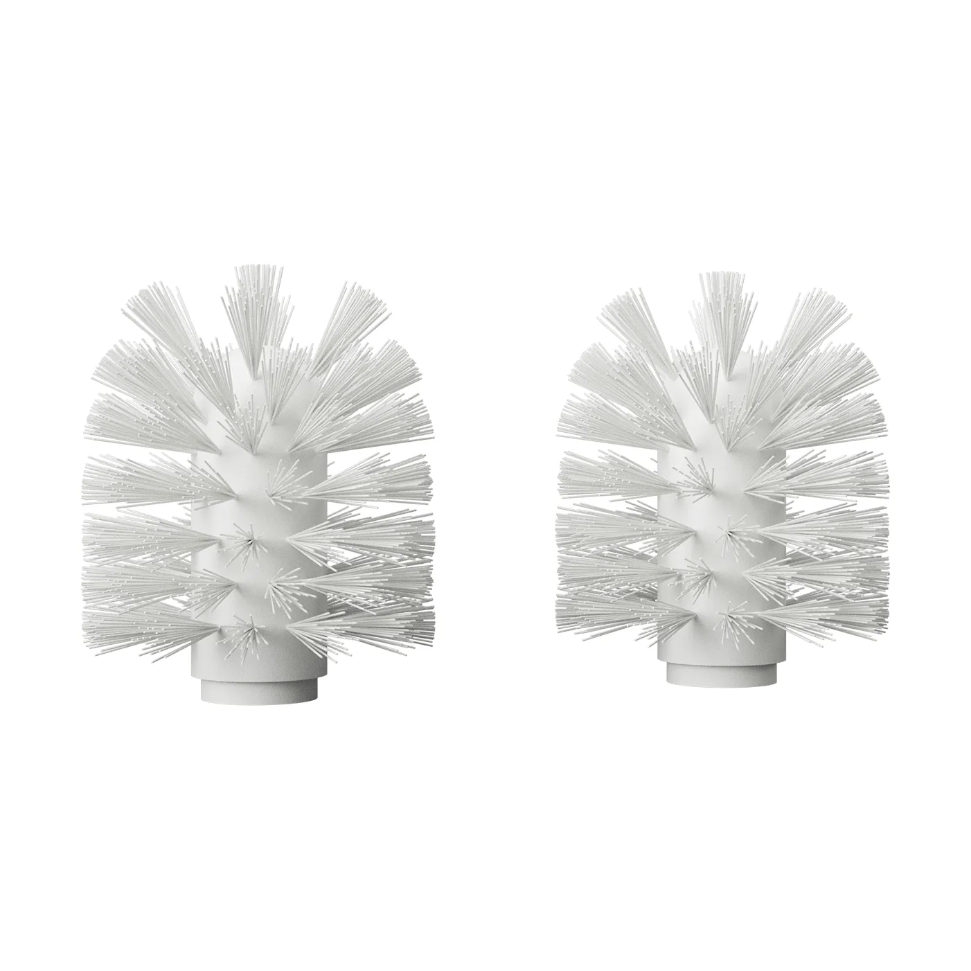 Nichba Nichba toalettborsthuvud White, 2-pack