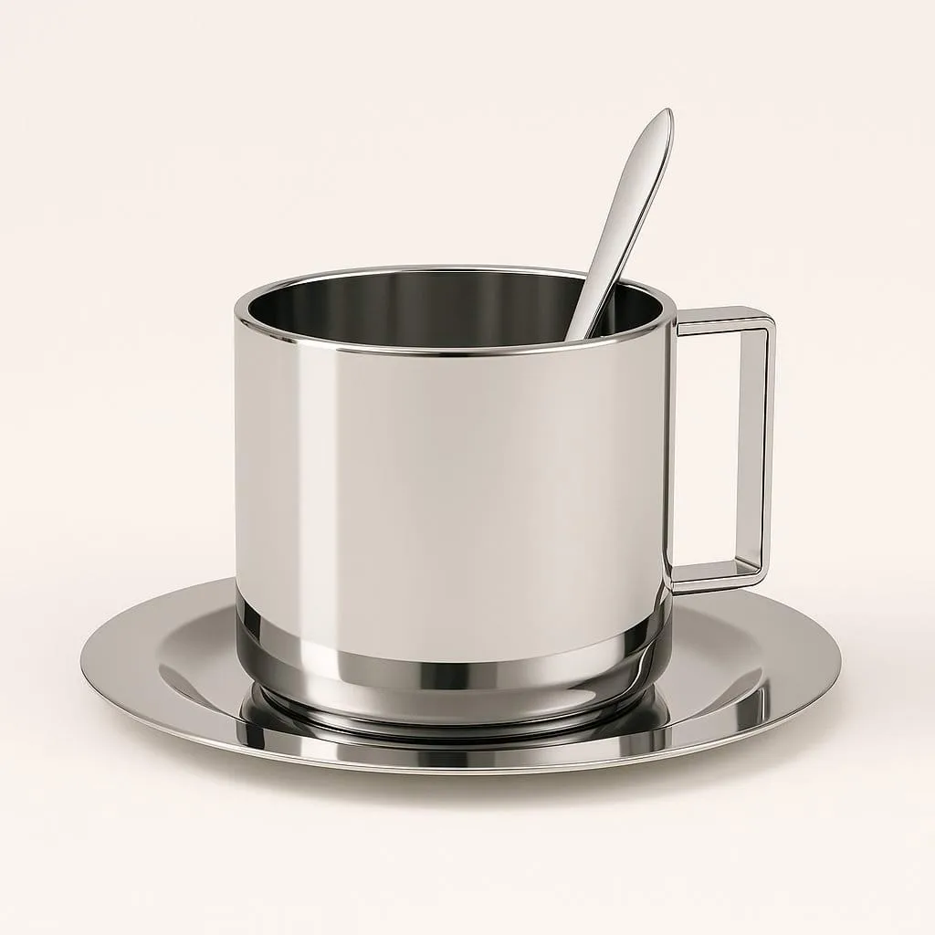 Nichba trio americano kopp, Stainless steel Nichba