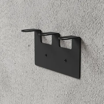 Nichba tvålhållare - Black, triple - Nichba