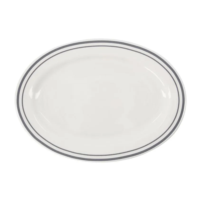 Bistro serveringsfat 22x29 cm, Grå Nicolas Vahé
