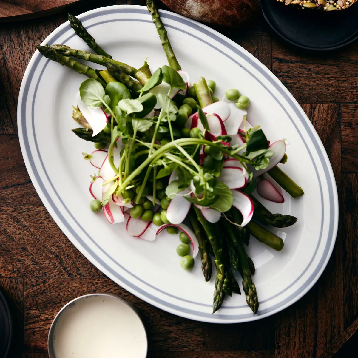 Bistro serveringsfat 22x29 cm, Grå Nicolas Vahé