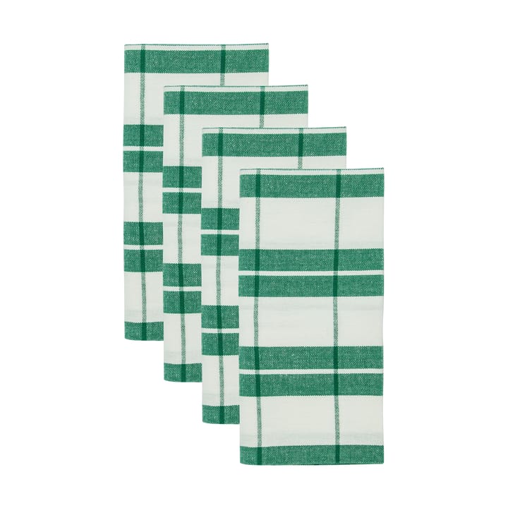 Chef bomullsservett 4-pack - Grön - Nicolas Vahé