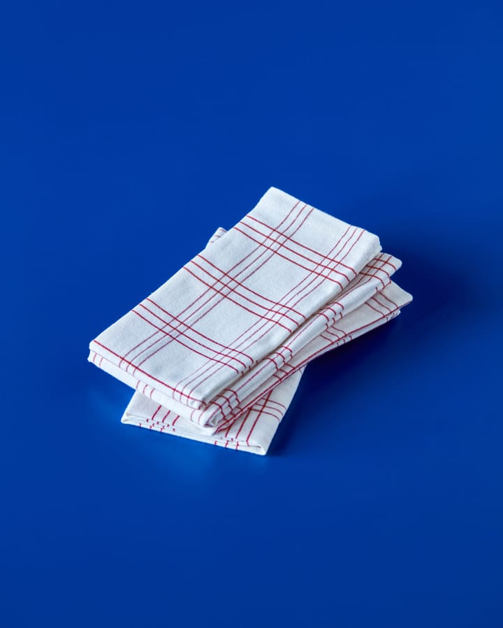 Chef bomullsservett 4-pack, Röd Nicolas Vahé