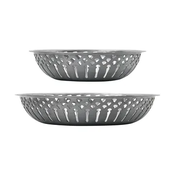 Nicolas Vahé brödkorg 2 delar - Antik silverfinish - Nicolas Vahé