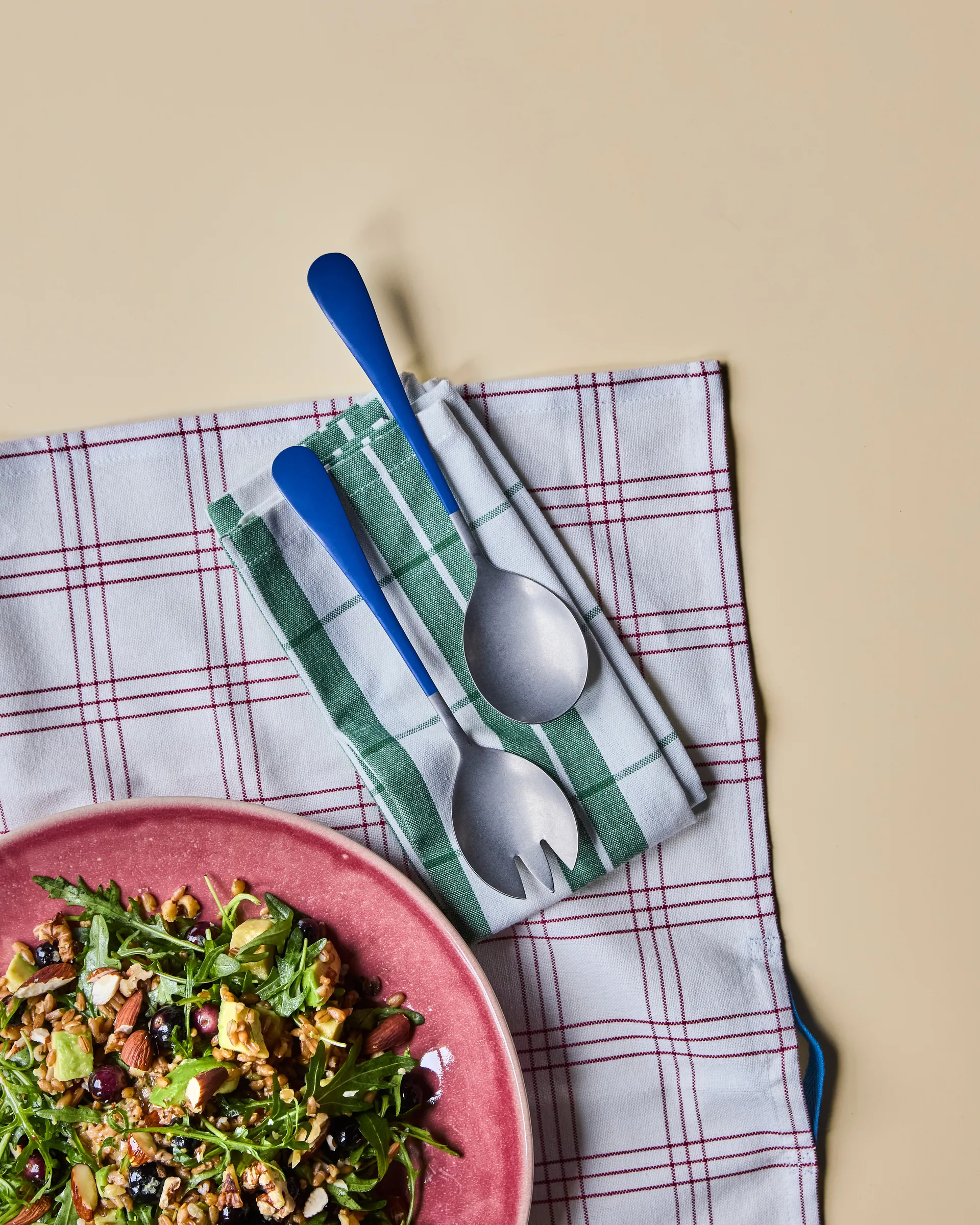 Nicolas Vahé salladsbestick 2 delar, Blå Nicolas Vahé