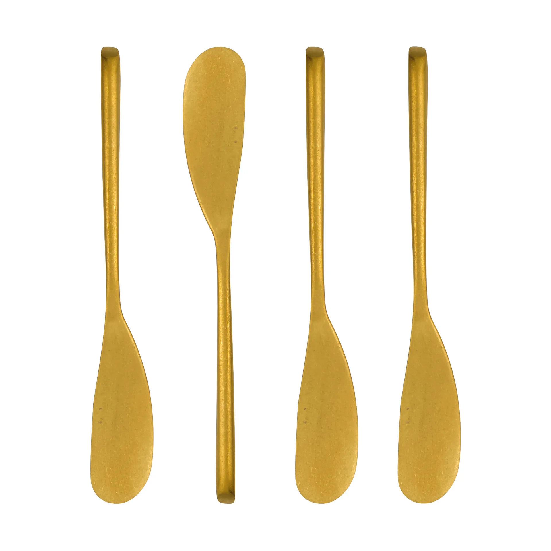 Nicolas Vahé smörkniv 4-pack, Antik guldfinish Nicolas Vahé