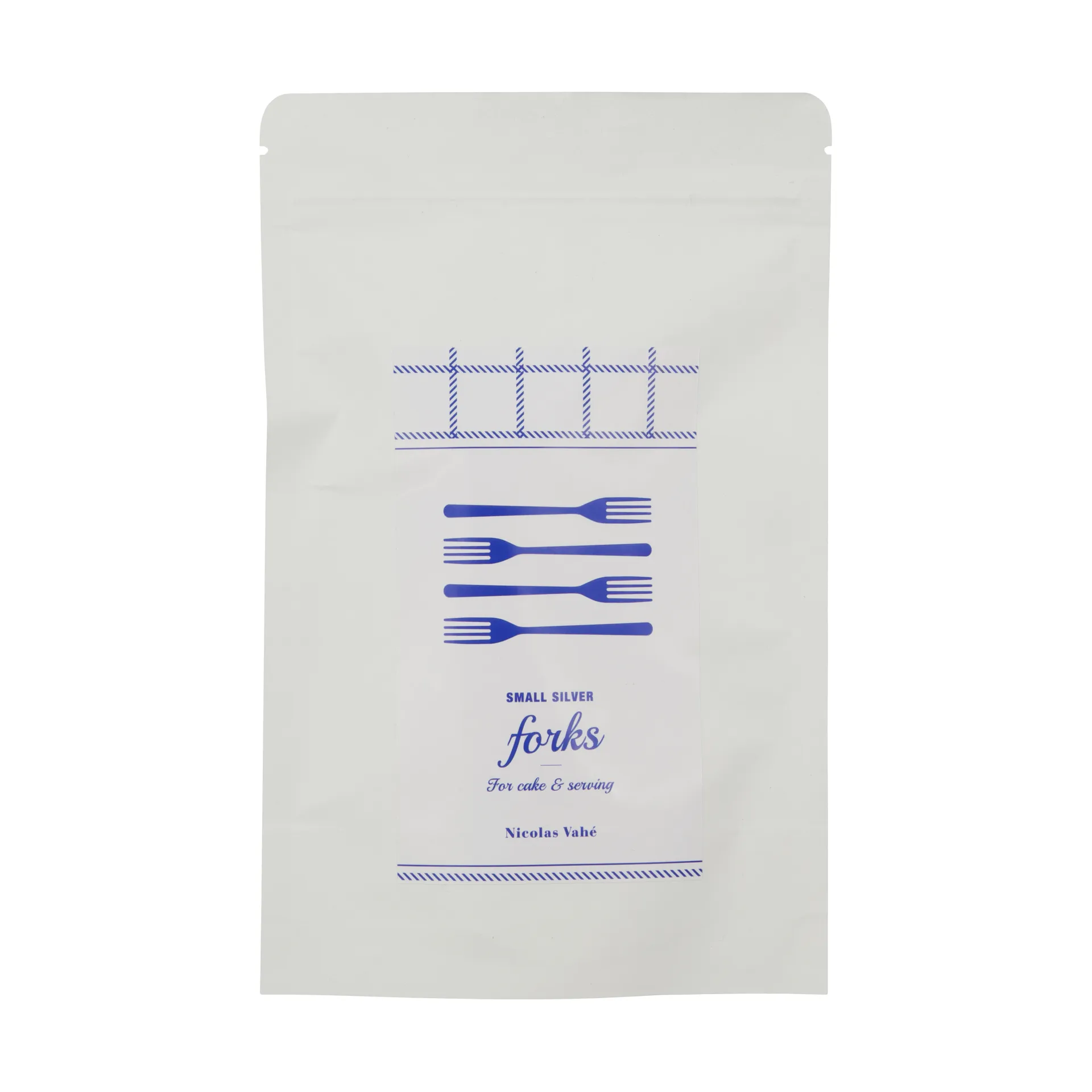 Nicolas Vahé tårtgaffel 4-pack, Antik silverfinish Nicolas Vahé