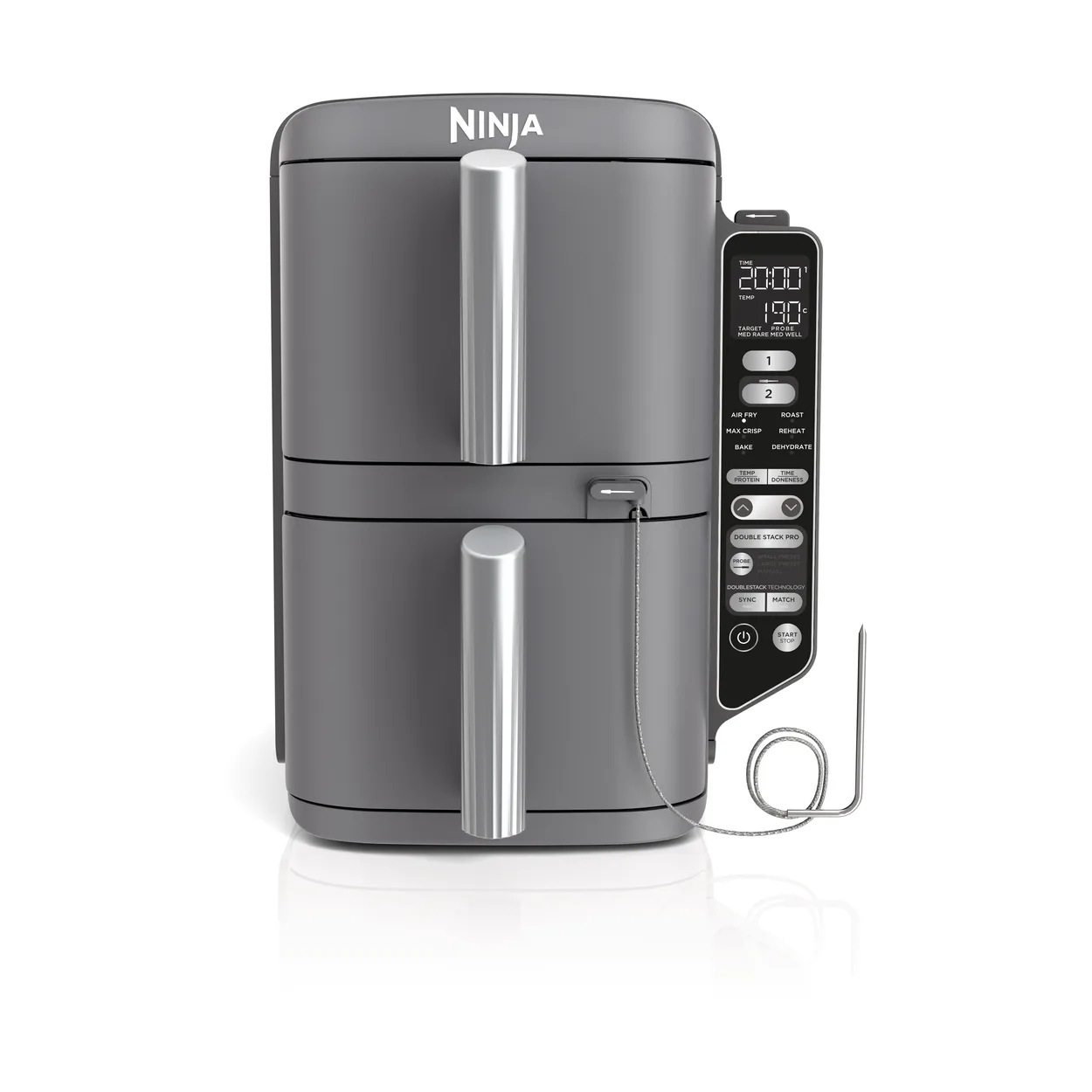 ninja ninja air fryer sl451eu stacked dual zone xl 9,5 l svart